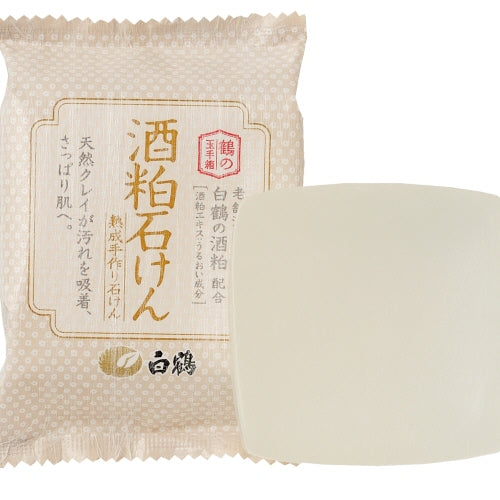 鶴の玉手箱 酒粕石けん 100g〔販売名:せっけんSK〕