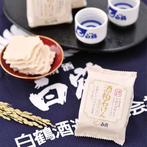 鶴の玉手箱 米ぬか石けん 100g〔販売名:せっけんN〕