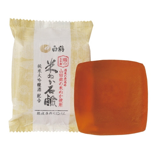 鶴の玉手箱 米ぬか石けん 100g〔販売名:せっけんN〕