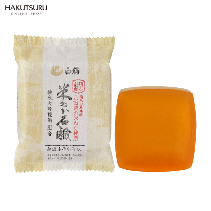 鶴の玉手箱 米ぬか石けん 100g〔販売名：せっけんN〕